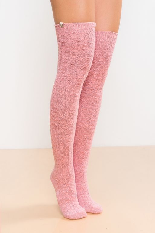 Over-the-knee socks Pink Punk